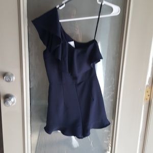 Navy blue romper
